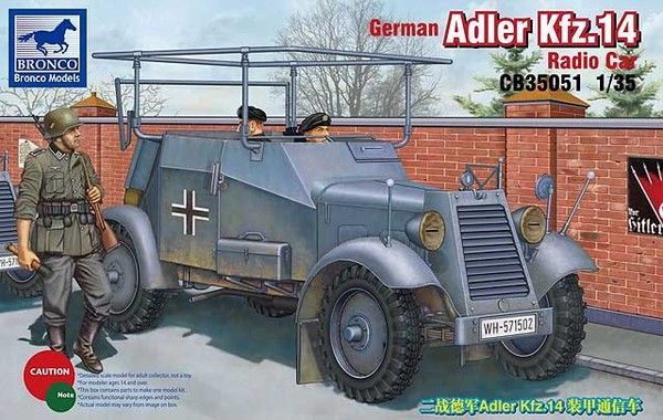 1:35 German Adler Kfz.14 Radio Car