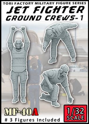 1:32 USAF Jet Fighter Ground Crew (3 Figures)