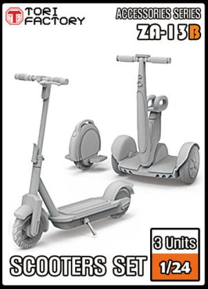 1:24 Scooters Set (3 Units)