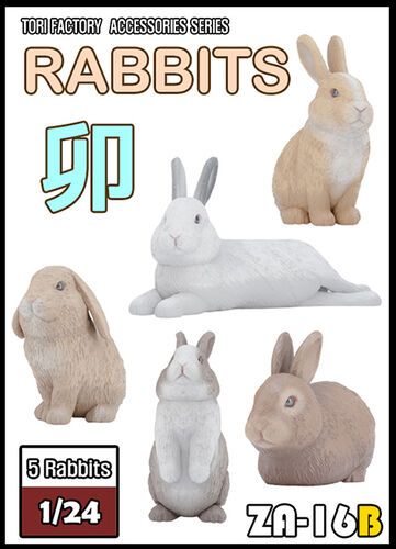 1:24 Rabbits (5 Rabbits)