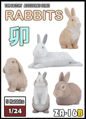1:24 Rabbits (5 Rabbits)