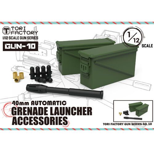 1:12 Mk.19 40 mm Automatic Grenade Launcher Accessories