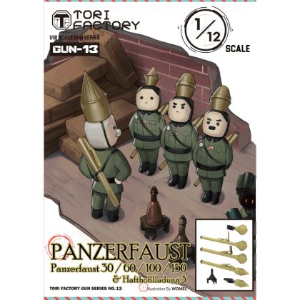 1:12 Panzerfaust 60/100 - Hafthohlladung 3.5