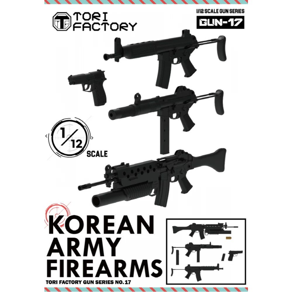1:12 Korean Army Firearms