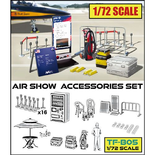 1:72 Air Show Accessories Set