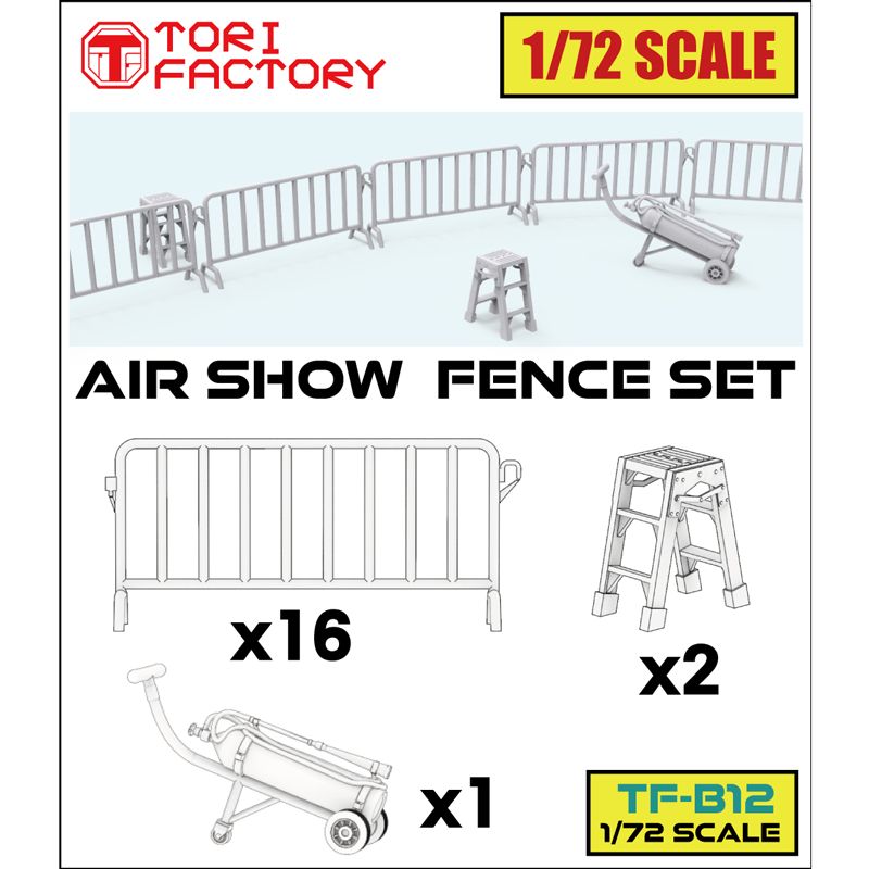 1:72 Air Show Fence Set