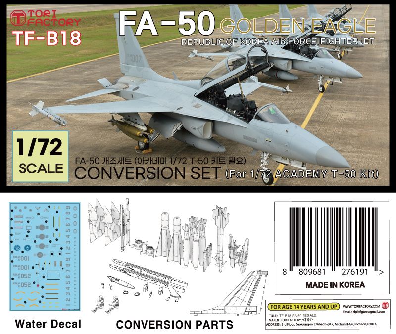 1:72 FA-50 - Conversion Kit (for Academy Kits)
