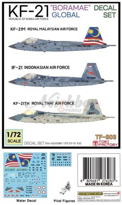 1:72 KF-21 'Boramae' Global Decal Set