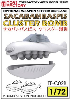 1:72 Sakabambaspis Cluster Bomb Set (2 boms & 2 pylons)