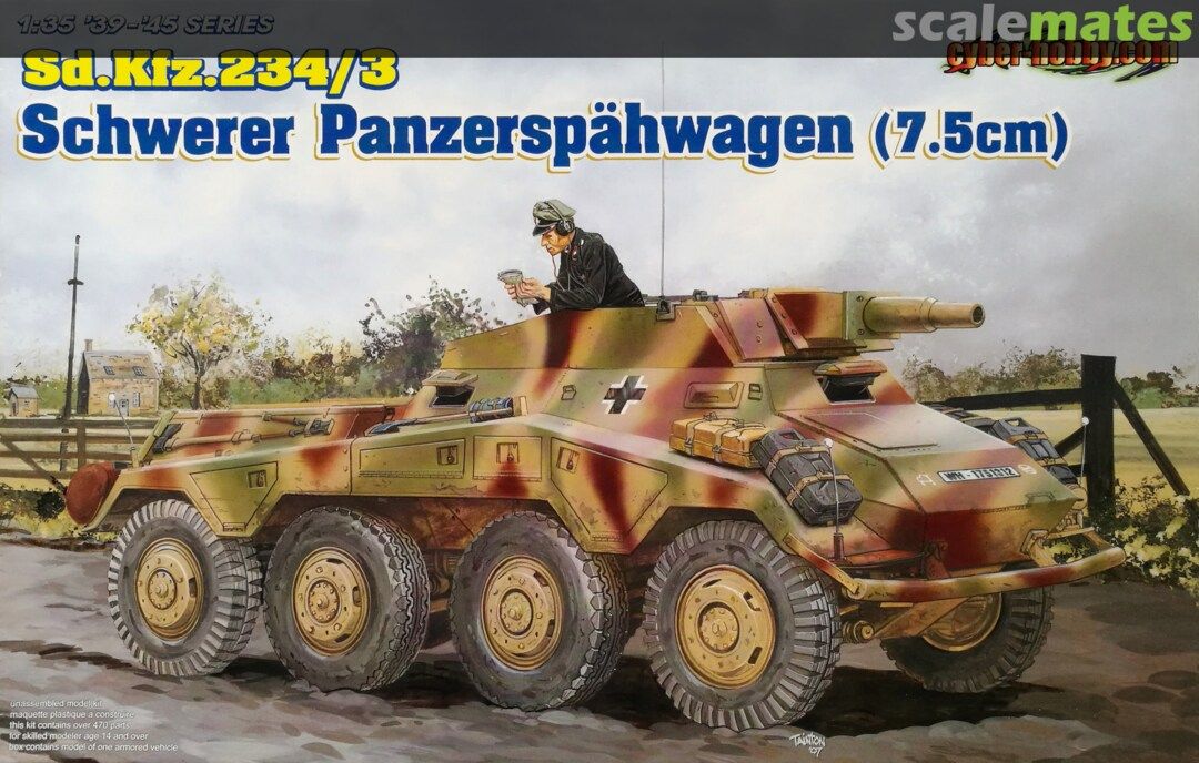 1:35 Sd.Kfz. 234/3 Schwerer Panzerspähwagen (7.5cm)