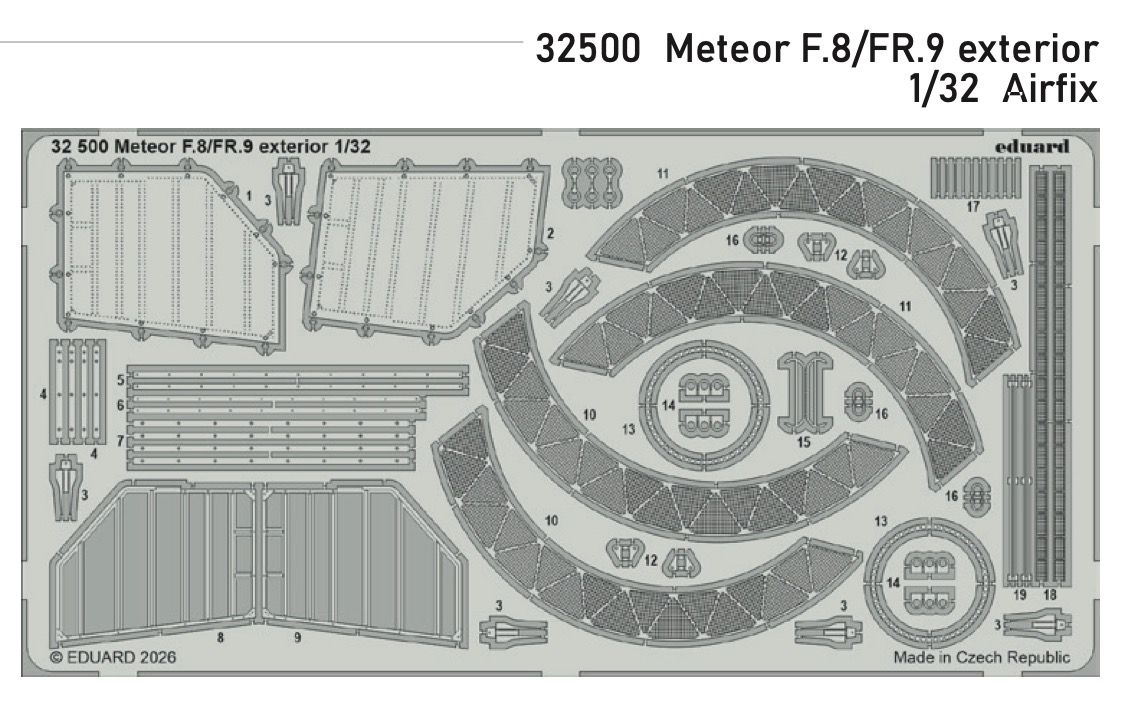 1:32 Gloster Meteor F.8 / FR.9 - Exterior Set for Revell
