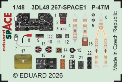 1:48 P-47M Thunderbolt - Space Set for Miniart