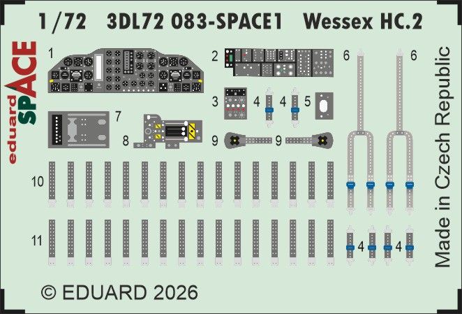 1:72 Westland Wessex HC.2 - Space Set (for Airfix Kits)