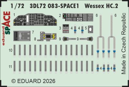 1:72 Westland Wessex HC.2 - Space Set (for Airfix Kits)