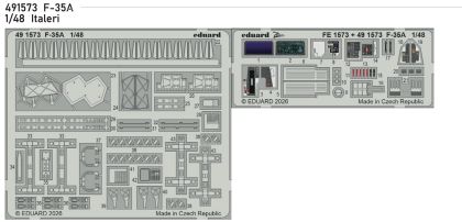 1:48 F-35A Lightning II - PE Set for Italeri