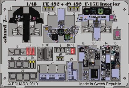 1:48  F-15E interior for Academy kit