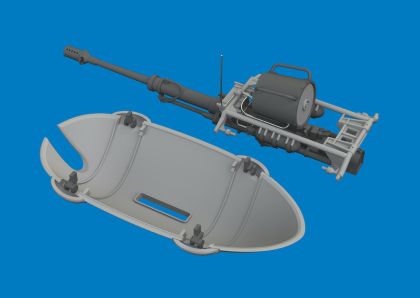 1:48 Hs 129B - Mk 101 Gun Pod (3D-Printed) for Takom