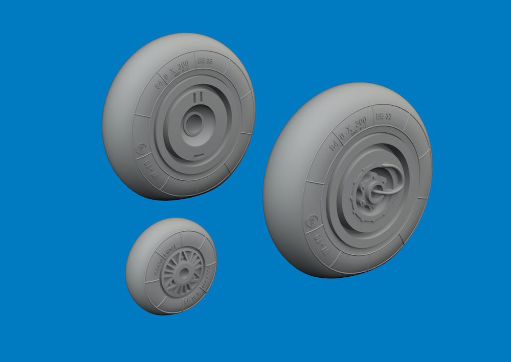 1:48 Hs 129B - Wheels for Takom