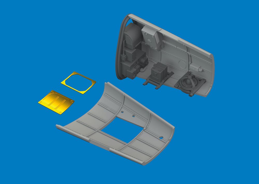 1:48 Avia S-199 - Radio Compartment (3D-Printed) for Eduard