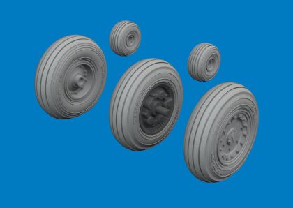 1:48 Harrier AV-8B - Wheel for UMa Model