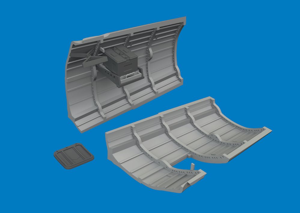1:72  Spitfire Mk.V - Radio Compartment (for Eduard Kits / 3D-Printed)