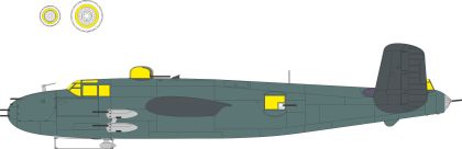1:48 B-25J The Strafer - TFace Paint Mask Set for Eduard