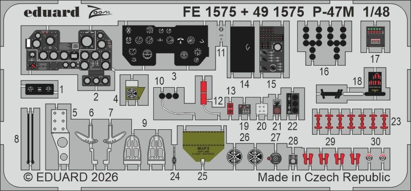 1:48 P-47M - Zoom Set for Miniart