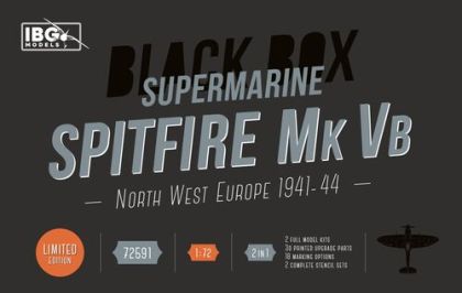 1:72 Supermarine Spitfire Mk.Vb - North West Europe 1941-1944 - Black Box Limited Edition (2 in 1 Kit)