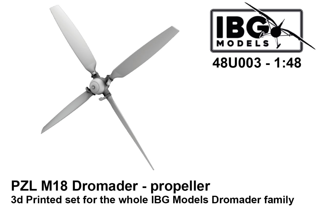 1:48 PZL M18 Dromader – propeller – 3d Printed Set