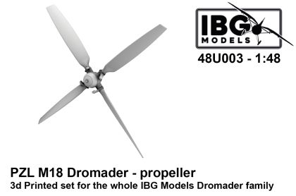 1:48 PZL M18 Dromader – propeller – 3d Printed Set