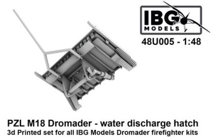 1:48 PZL M18 Dromader - Water Discharge Hatch (for IBG Kits / 3D-Printed)