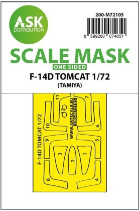 1:72 F-14D one-sided fit express mask for Tamiya