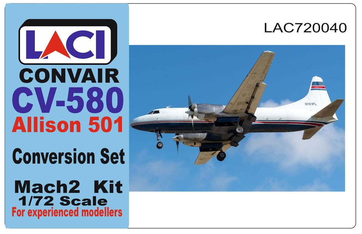 1:72 Convair CV 580 Allison 501 - Conversion Set (for Mach 2 Kits)