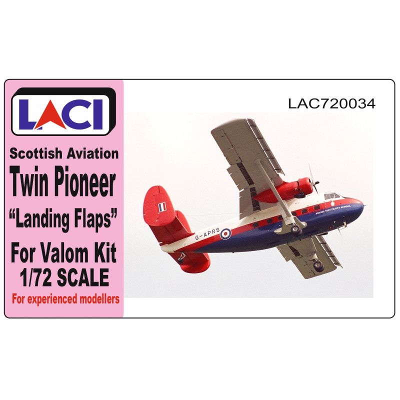 1:72 Scottish Aviattion Twin Pioneer - Landing Flaps (for Valom Kits)