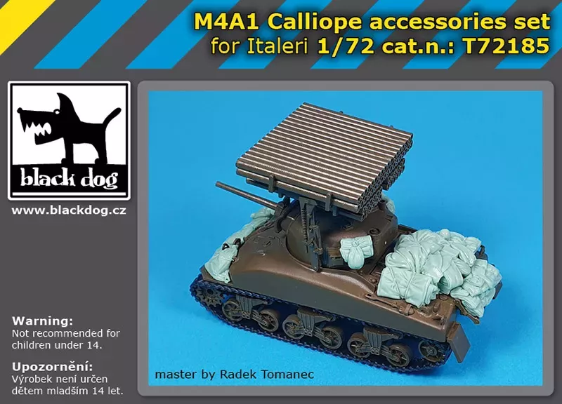 1:72 M4A1 Calliope accessories set