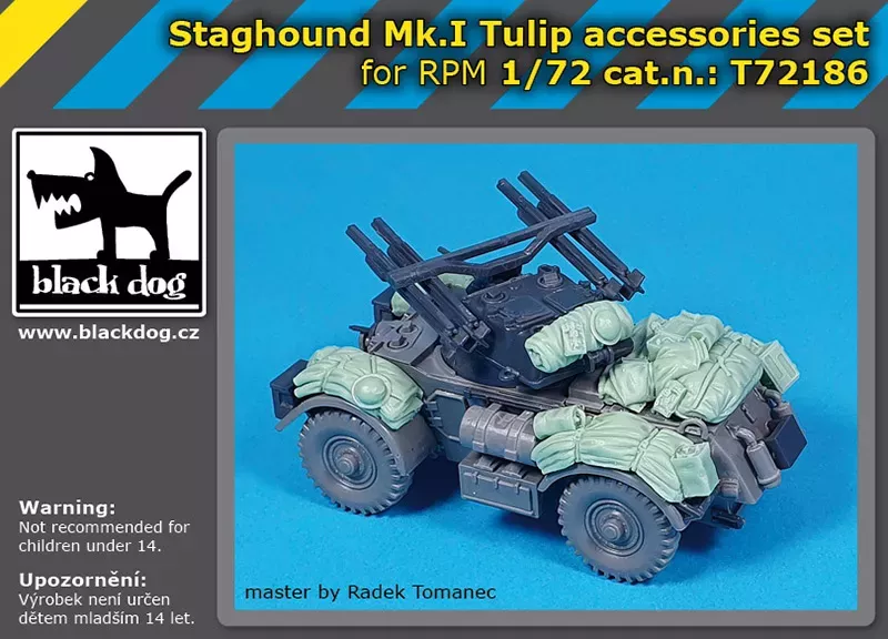 1:72 Staghound Mk.I Tulip accessories set