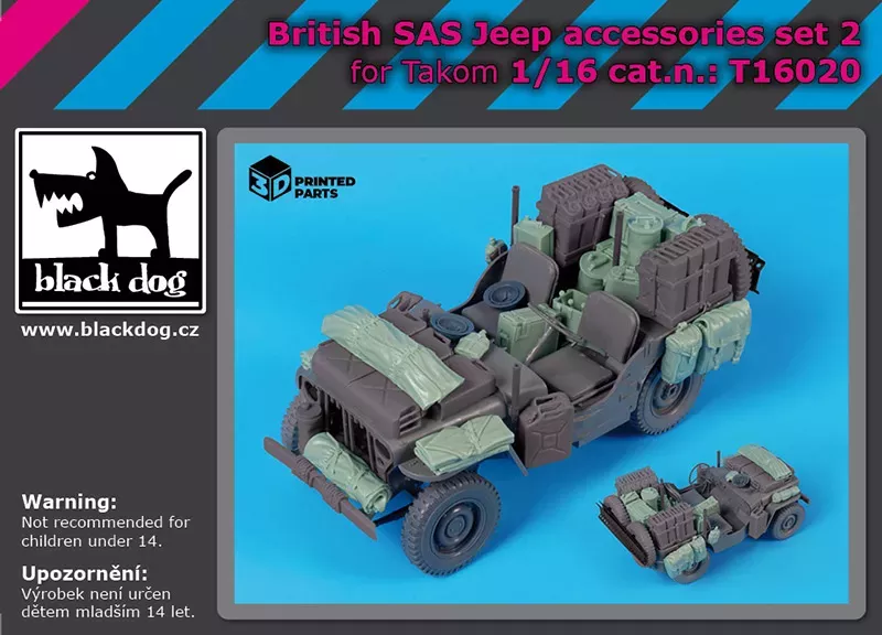 1:16 British SAS Jeep accessories set N°2