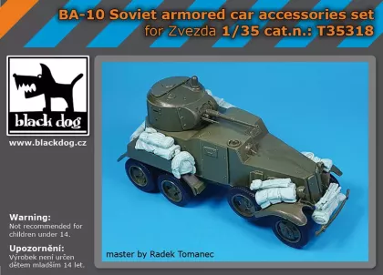 1:35 BA-10 Soviet armored car accessories set