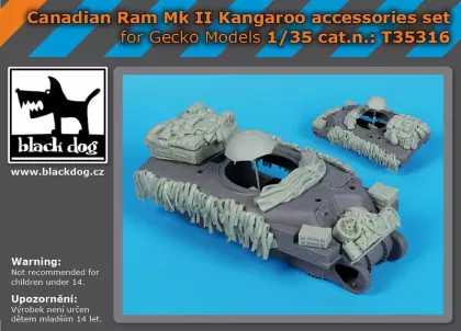 1:35 Canadian RAM Mk.II Kangaroo accessories set