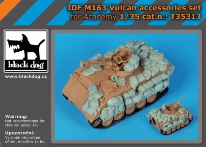 1:35 IDF M163 Vulcan accessories set