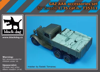 1:35 GAZ AAA accessories set