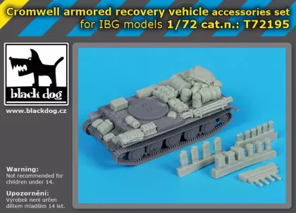1:72 Cromwell armored recovery vehicle accessories