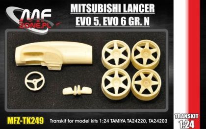 1:24 Mitsubishi Lancer Evo 5, Evo 6 Gr. N Conversion for Tamiya kits