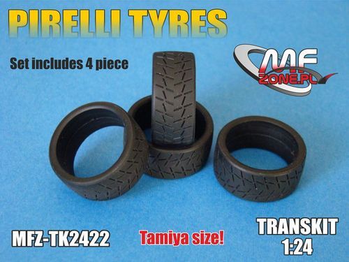 1:24 18'' Pirelli Slick Tyres 4pcs