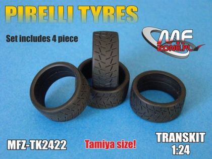 1:24 18'' Pirelli Slick Tyres 4pcs