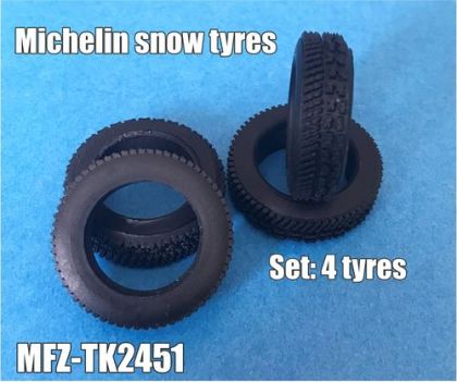 1:24 16'' Michelin Snow Tyres (4pcs)