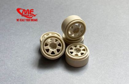 1:24 Ford Sierra Cosworth 4x4 Wheels Set for D.Model kits