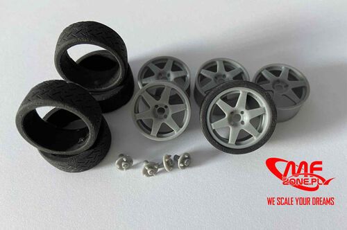 1:24 Speedline 18'' Pirelli Tyres Toyota Corolla WRC (For Hasegawa)