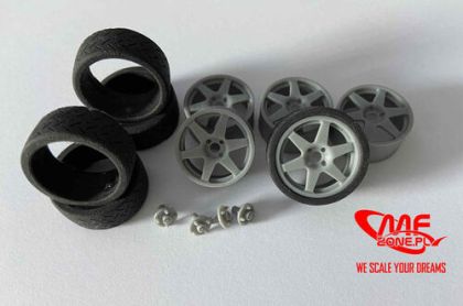 1:24 Speedline 18'' Pirelli Tyres Toyota Corolla WRC (For Hasegawa)