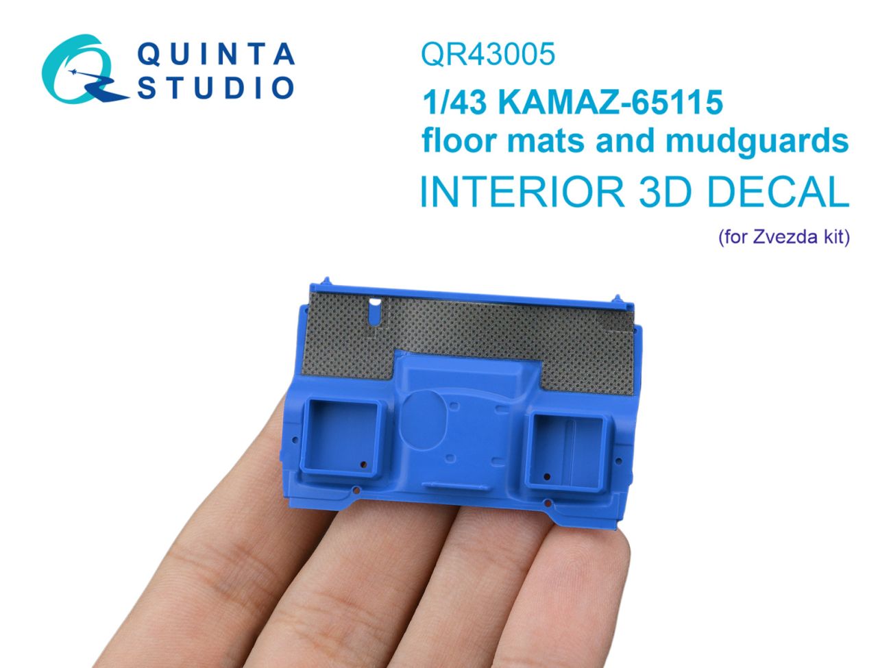 1:43 KAMAZ-65115 floor mats and mudguards (Zvezda)